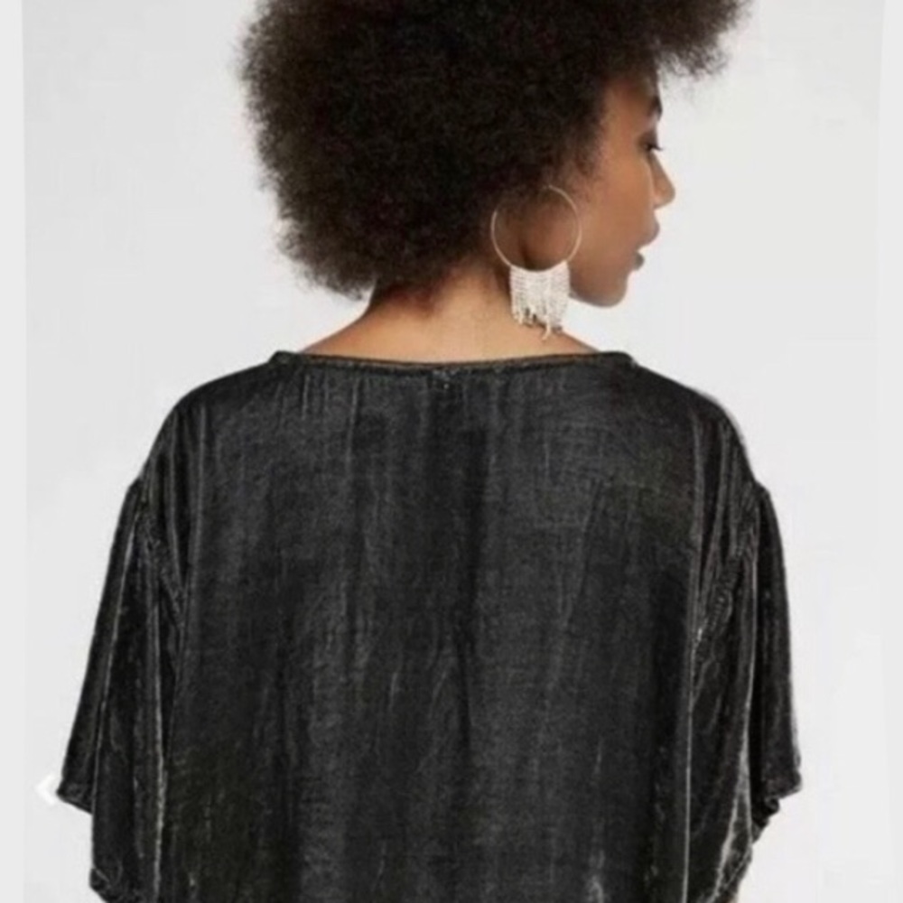 Free People x CP SHADES crushed velvet in gray
